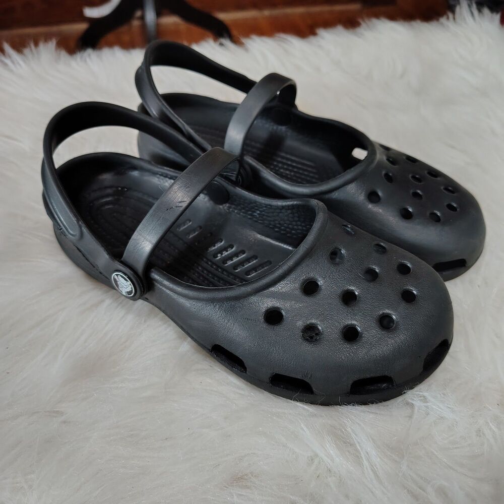 Mary Jane Crocs Wmns Size 6 Blk